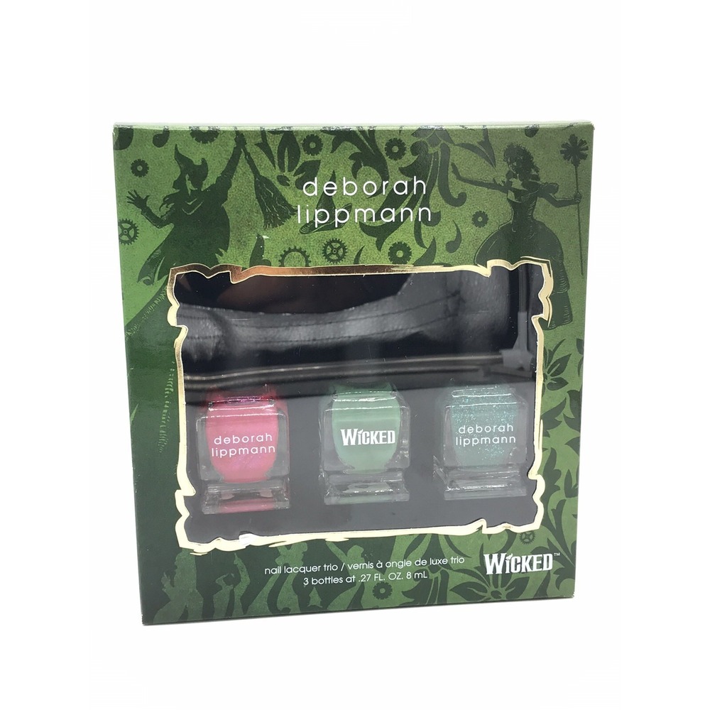 DEBORAH LIPPMANN Wicked Lacquer Trio Wizard of Oz 3pc Set New In Box